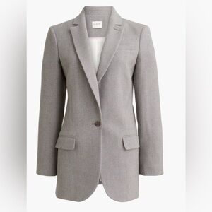 NWT J. Crew Women's Light Gray Blazer